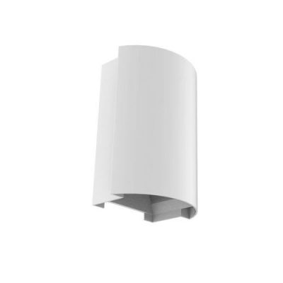 Đèn ốp tường đổi màu, hắt sáng 2 chiều, điều chỉnh góc chiếu bằng cánh gạt, thân nhựa