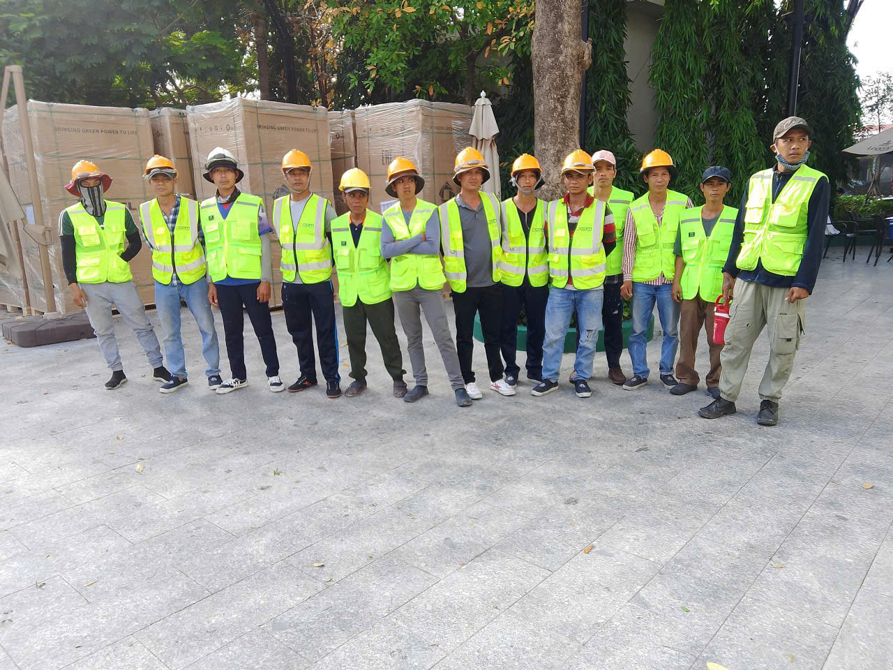 Đội ngũ kỹ thuật bảo trì điện mặt trời SolarPin